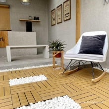 Hot sale Anti-uv DIY composite wood deck wpc outdoor flooring from YUJIE factory